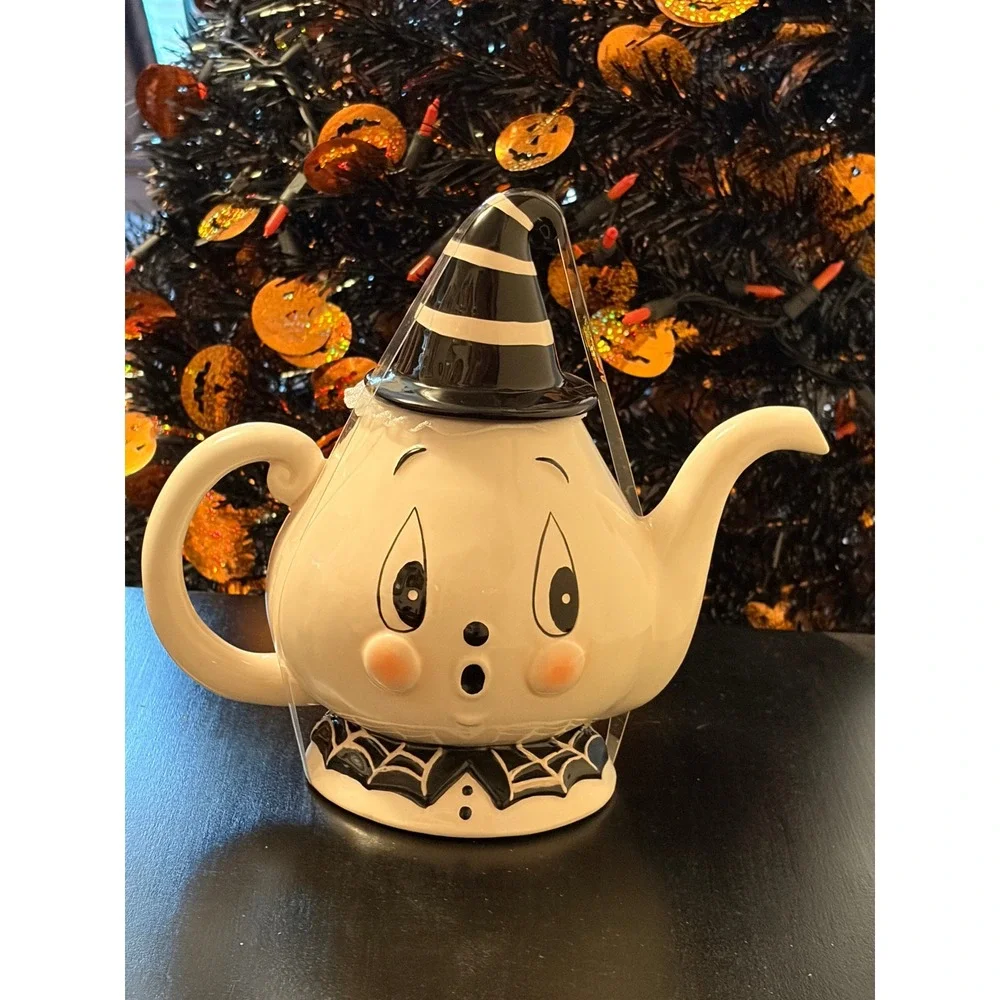 RARE Johanna Parker Halloween Ghost Teapot Gus Collectible 2026 release